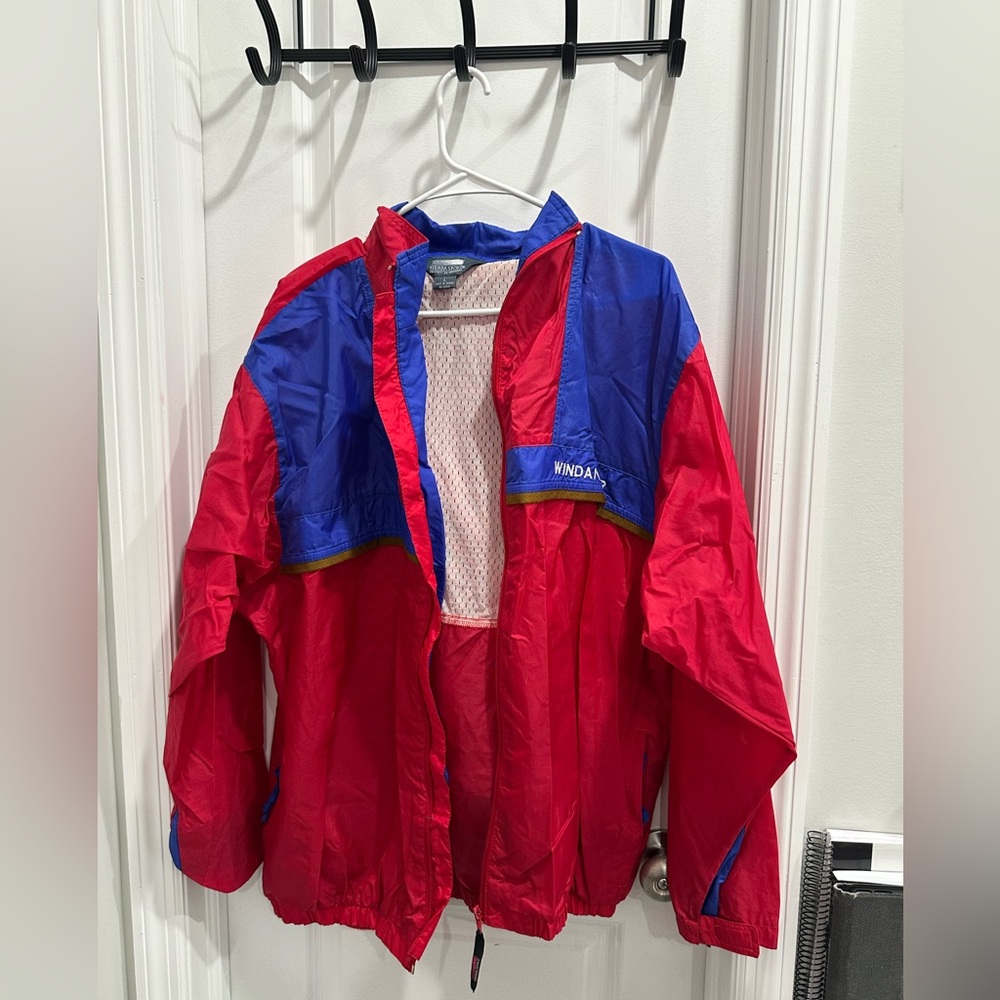 Vintage Sierra Sport Red Windbreaker